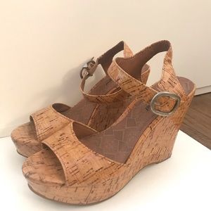 Lucky Brand Cork Wedges